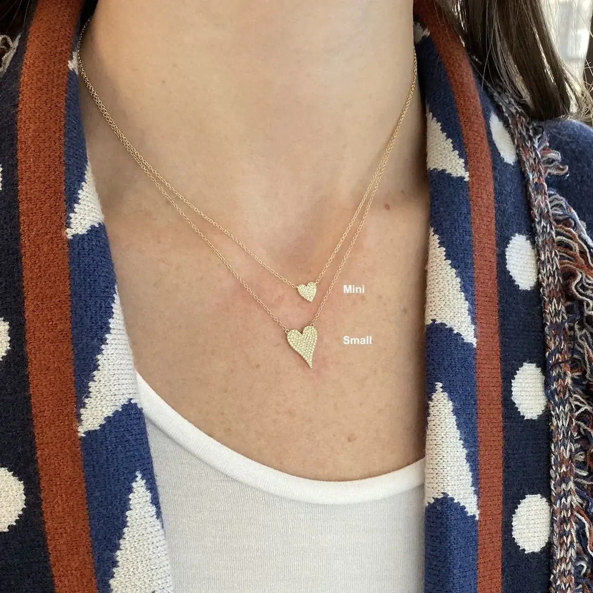 Stephanie Gottlieb Small Pave Heart Necklace | Thumbnail 6 Stephanie Gottlieb Small Pave Heart Necklace | Thumbnail 6