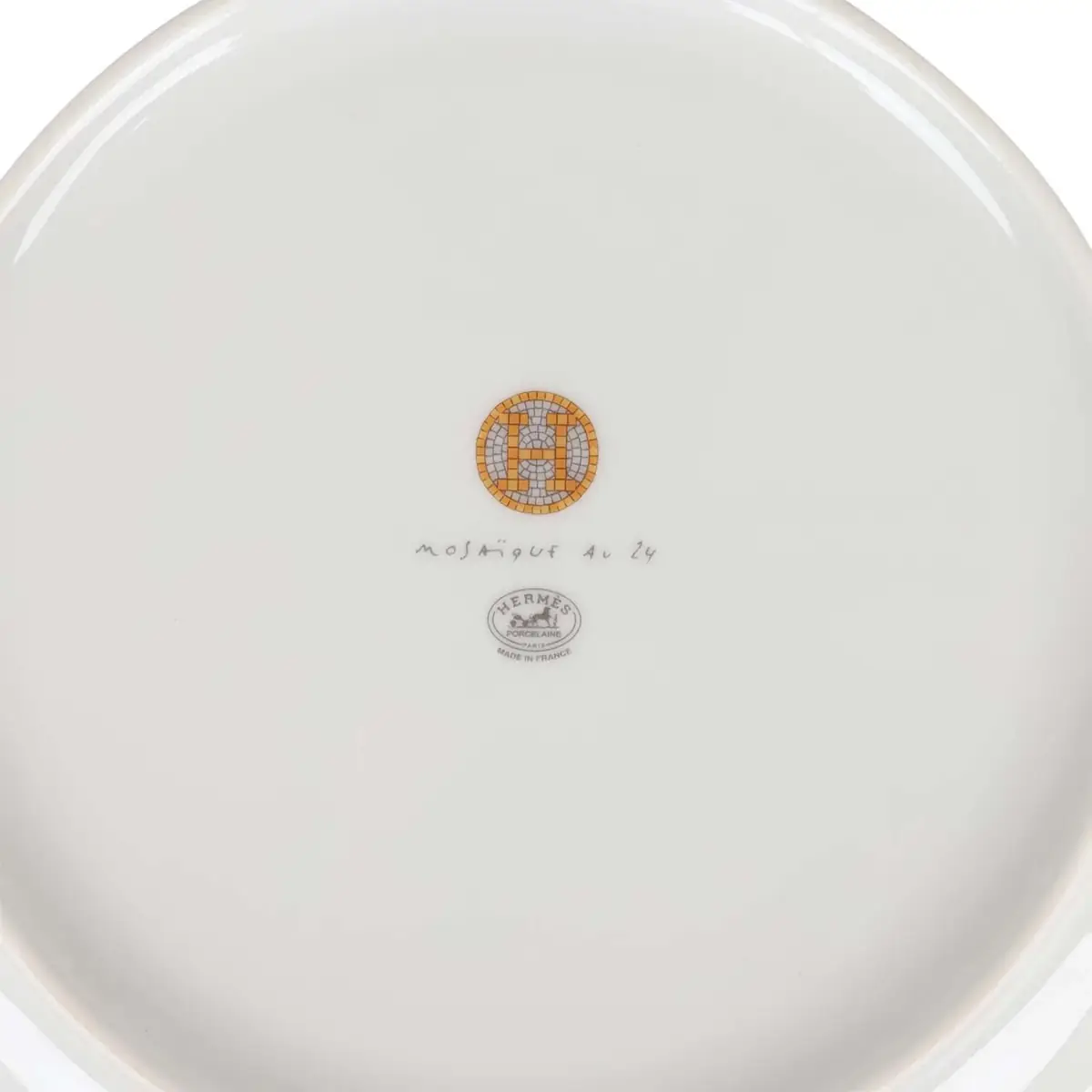 HERMÈS Hermes "Mosaique Au 24" Gold Dinner Plate Set | Thumbnail 5