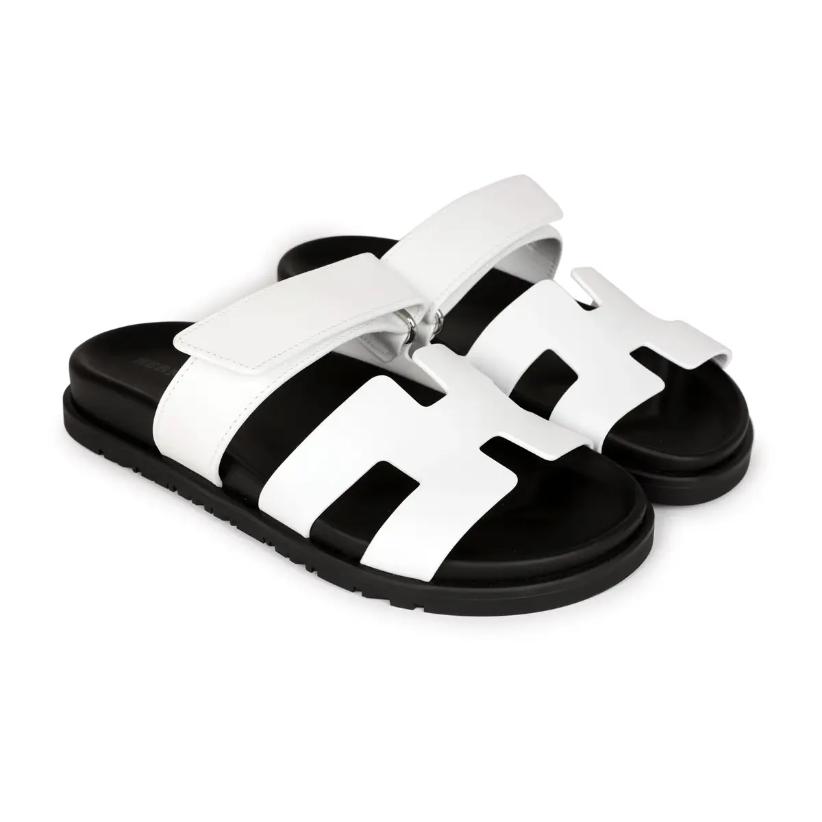 HERMÈS Hermes Chypre Sandals White Palladium Hardware 35.5 EU | Thumbnail 3 HERMÈS Hermes Chypre Sandals White Palladium Hardware 35.5 EU | Thumbnail 3