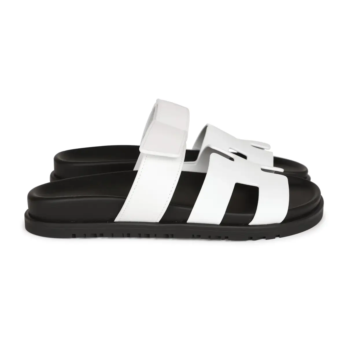 HERMÈS Hermes Chypre Sandals White Palladium Hardware 35.5 EU | Thumbnail 4 HERMÈS Hermes Chypre Sandals White Palladium Hardware 35.5 EU | Thumbnail 4