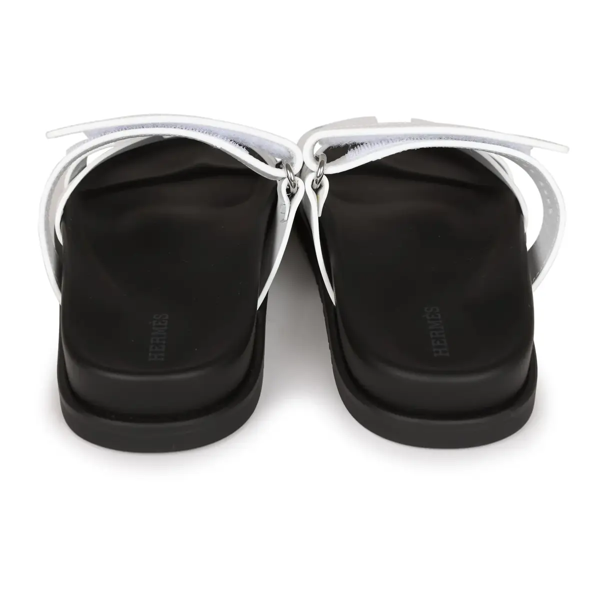 HERMÈS Hermes Chypre Sandals White Palladium Hardware 35.5 EU | Thumbnail 6 HERMÈS Hermes Chypre Sandals White Palladium Hardware 35.5 EU | Thumbnail 6