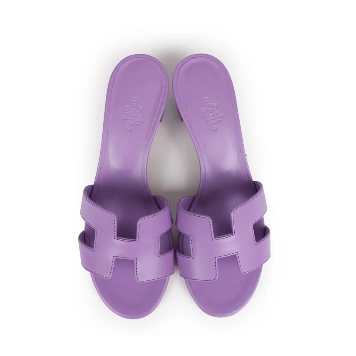 HERMÈS Hermes Oasis Sandals Violet Calfskin 36.5 EU | Thumbnail 7 HERMÈS Hermes Oasis Sandals Violet Calfskin 36.5 EU | Thumbnail 7