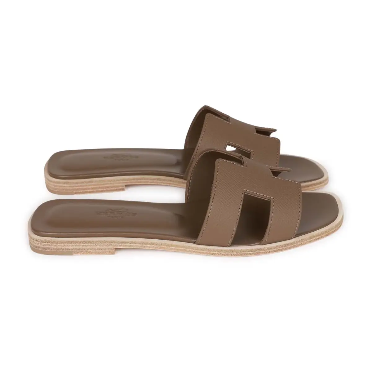 HERMÈS Hermes Oran Sandals Etoupe Epsom | Thumbnail 4 HERMÈS Hermes Oran Sandals Etoupe Epsom | Thumbnail 4