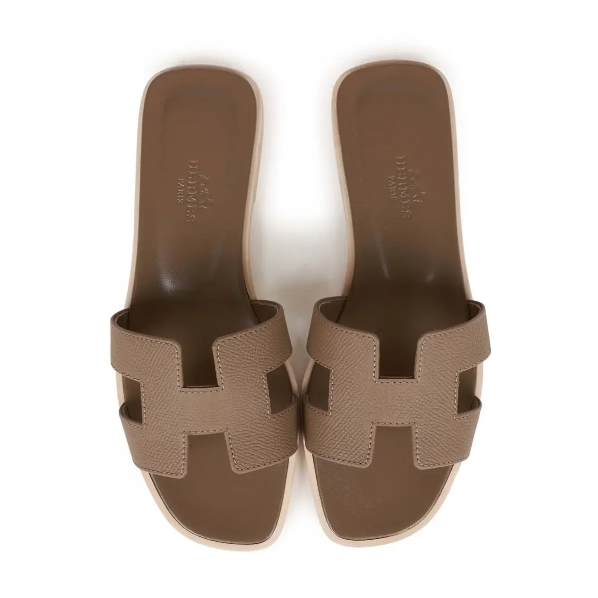 HERMÈS Hermes Oran Sandals Etoupe Epsom | Thumbnail 7 HERMÈS Hermes Oran Sandals Etoupe Epsom | Thumbnail 7