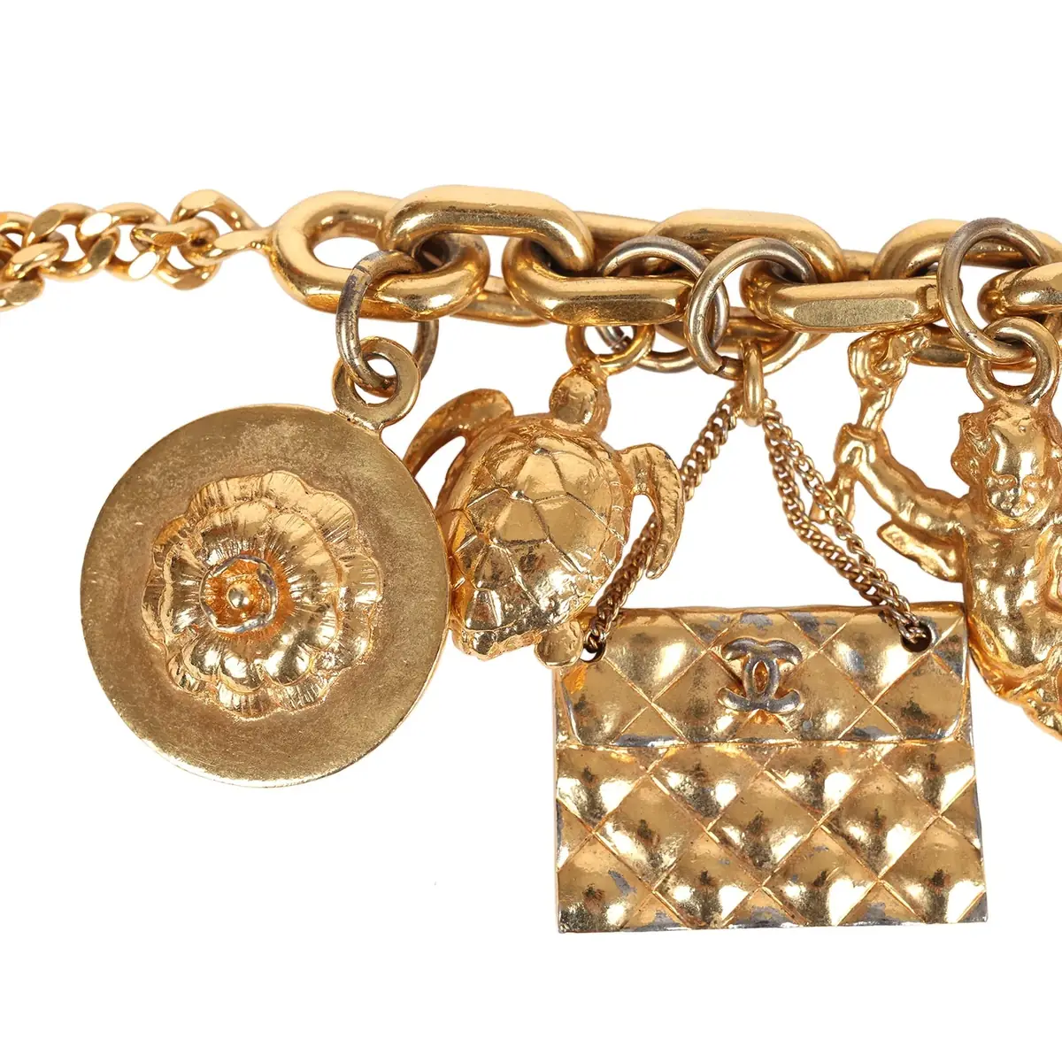 Chanel Vintage Chanel Lucky Charms Bracelet Gold Hardware | Thumbnail 2 Chanel Vintage Chanel Lucky Charms Bracelet Gold Hardware | Thumbnail 2