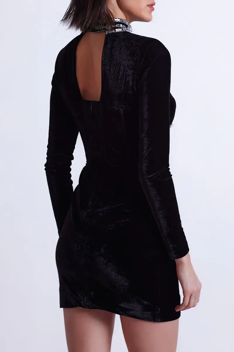 PatBo PREORDER: HAND BEADED VELVET BUSTIER MINI DRESS | Thumbnail 4 PatBo PREORDER: HAND BEADED VELVET BUSTIER MINI DRESS | Thumbnail 4