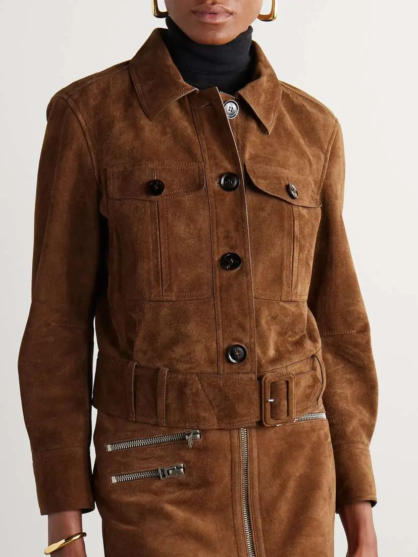 Tom Ford Belted Suede Jacket | Thumbnail 3