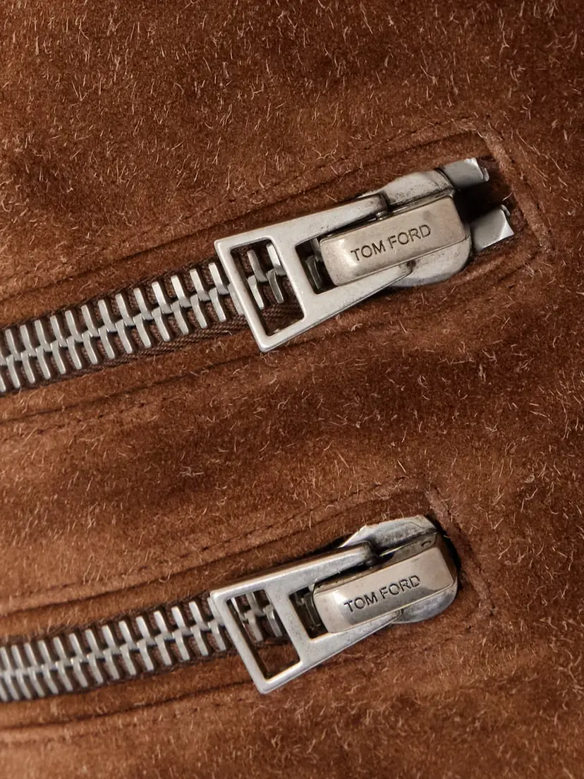 Tom Ford Zip-embellished Suede Mini Skirt | Thumbnail 5