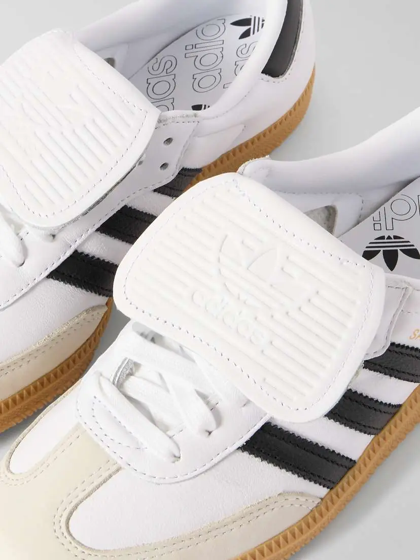 adidas Originals Samba Lt Nubuck-trimmed Leather Sneakers - UK 9 | Thumbnail 4 adidas Originals Samba Lt Nubuck-trimmed Leather Sneakers - UK 9 | Thumbnail 4