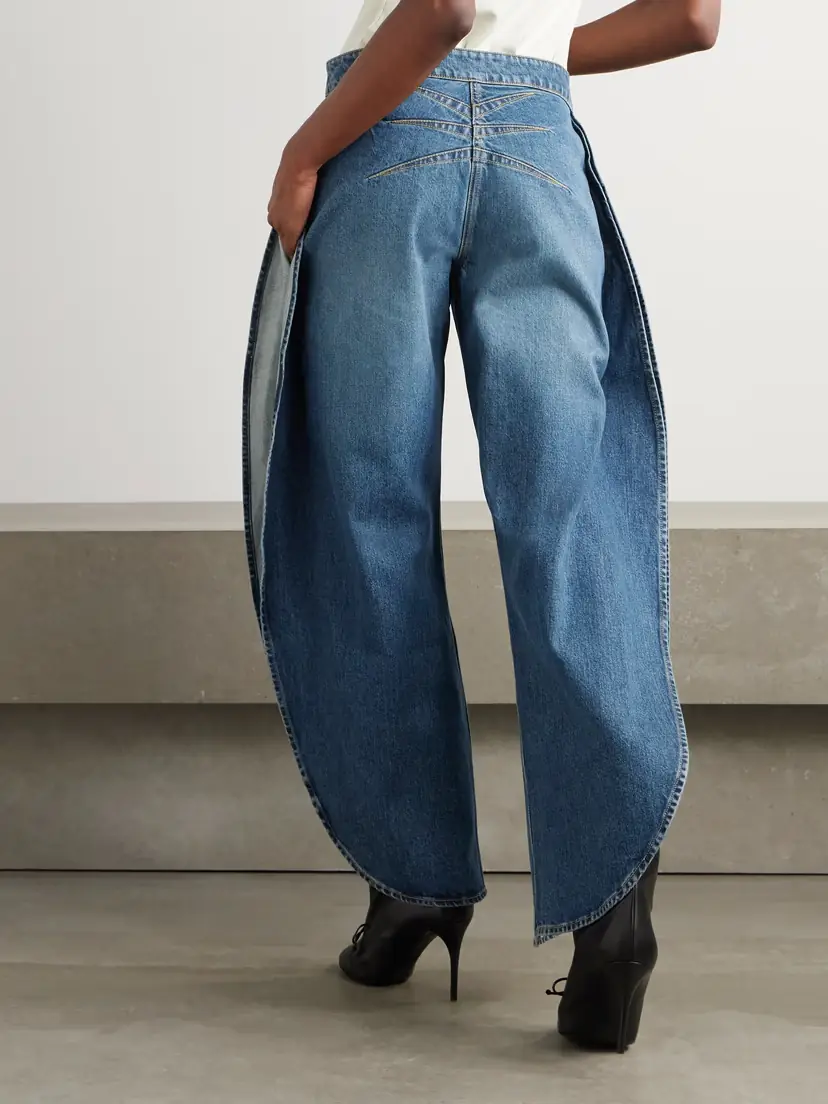 Alaïa High-rise Barrel-leg Jeans | Thumbnail 4 Alaïa High-rise Barrel-leg Jeans | Thumbnail 4