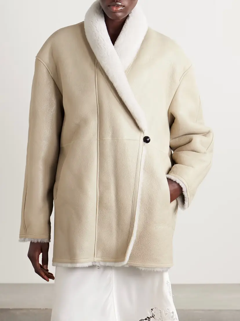 Isabel Marant Elanore Shearling Jacket | Thumbnail 3