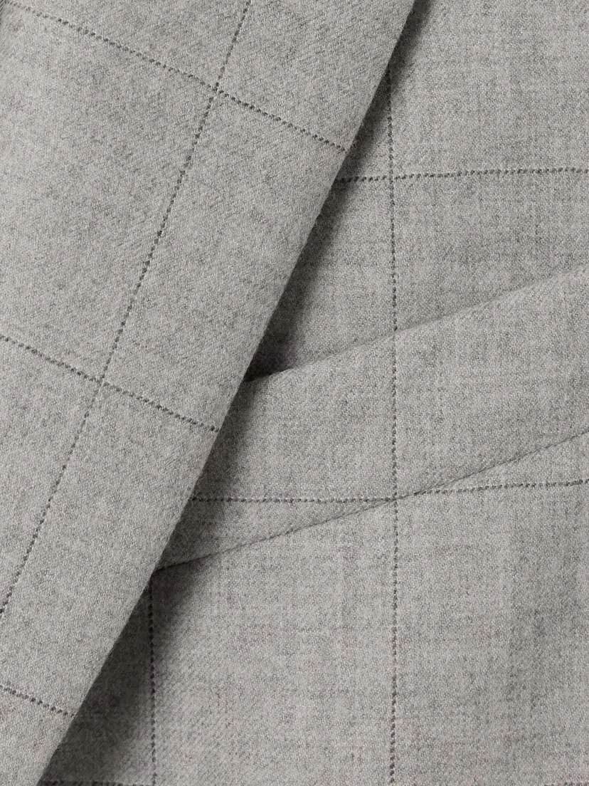 Dries Van Noten Oversized Checked Wool Blazer | Thumbnail 4