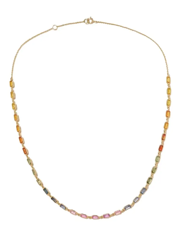 JIA JIA 14-karat Gold Sapphire Necklace | Image 1 JIA JIA 14-karat Gold Sapphire Necklace | Image 1