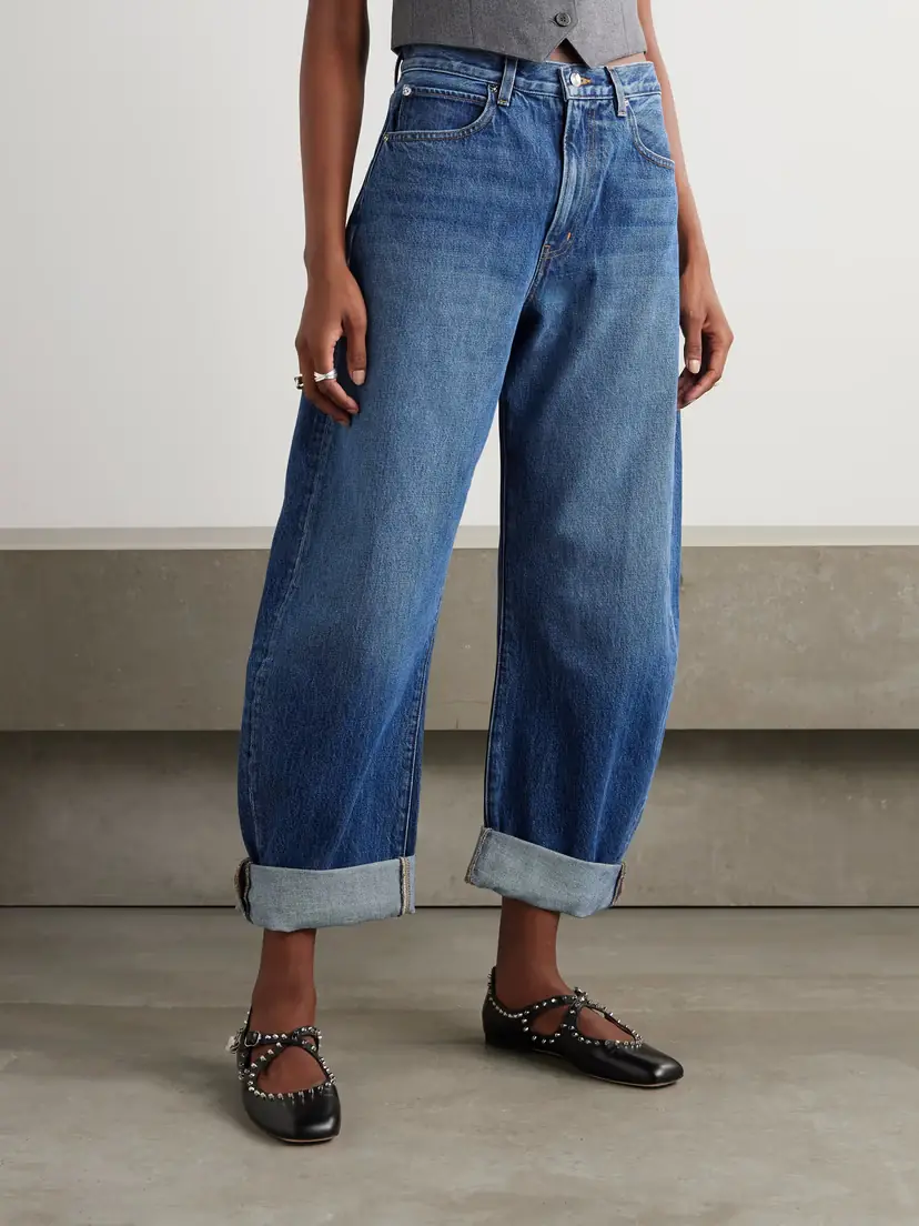 Frame The Bubble High-rise Barrel-leg Jeans | Thumbnail 3 Frame The Bubble High-rise Barrel-leg Jeans | Thumbnail 3