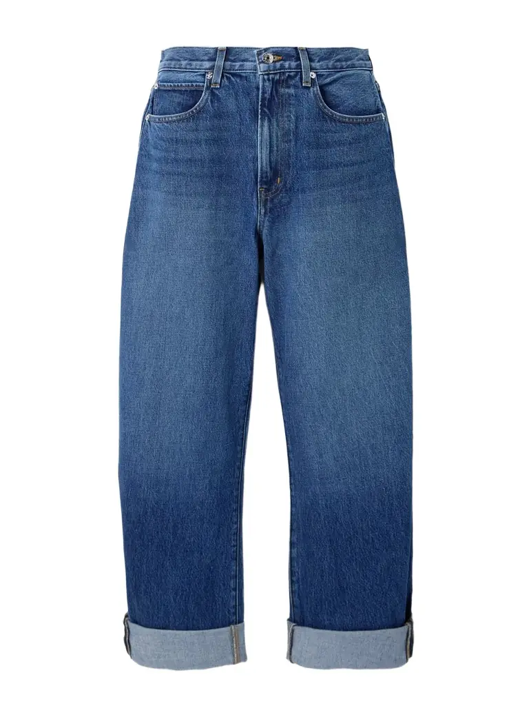Frame The Bubble High-rise Barrel-leg Jeans | Image 1 Frame The Bubble High-rise Barrel-leg Jeans | Image 1