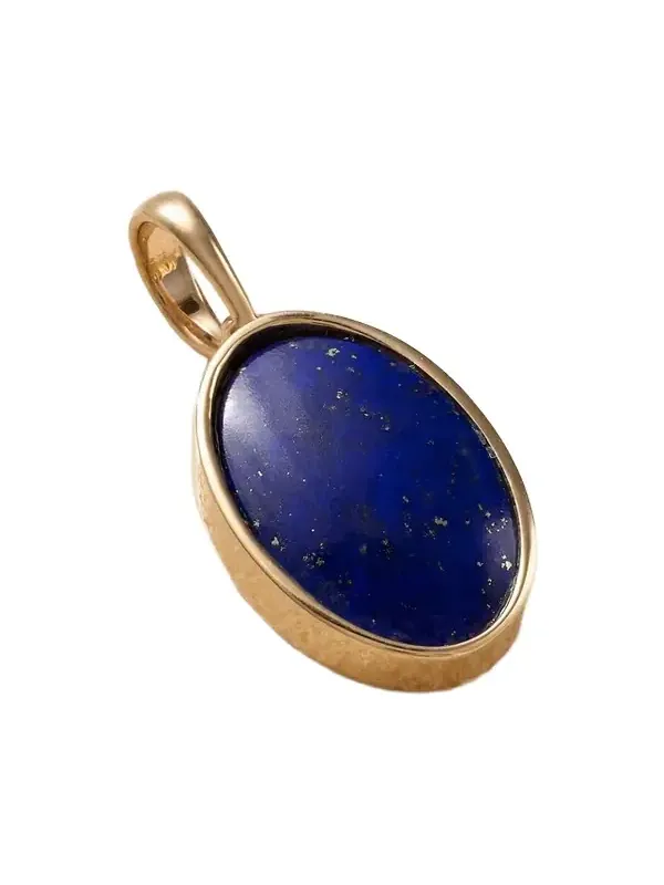 14-karat Gold Lapis Lazuli Pendant