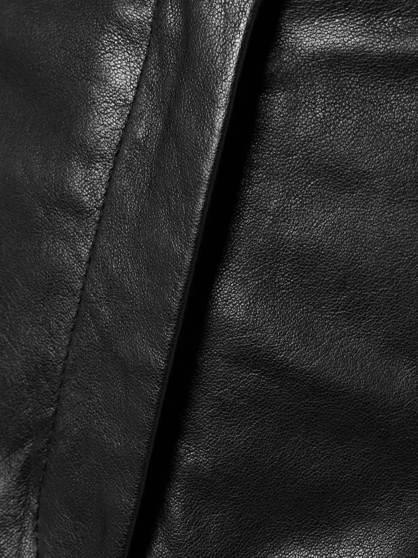 BALLY Leather Midi Skirt | Thumbnail 5