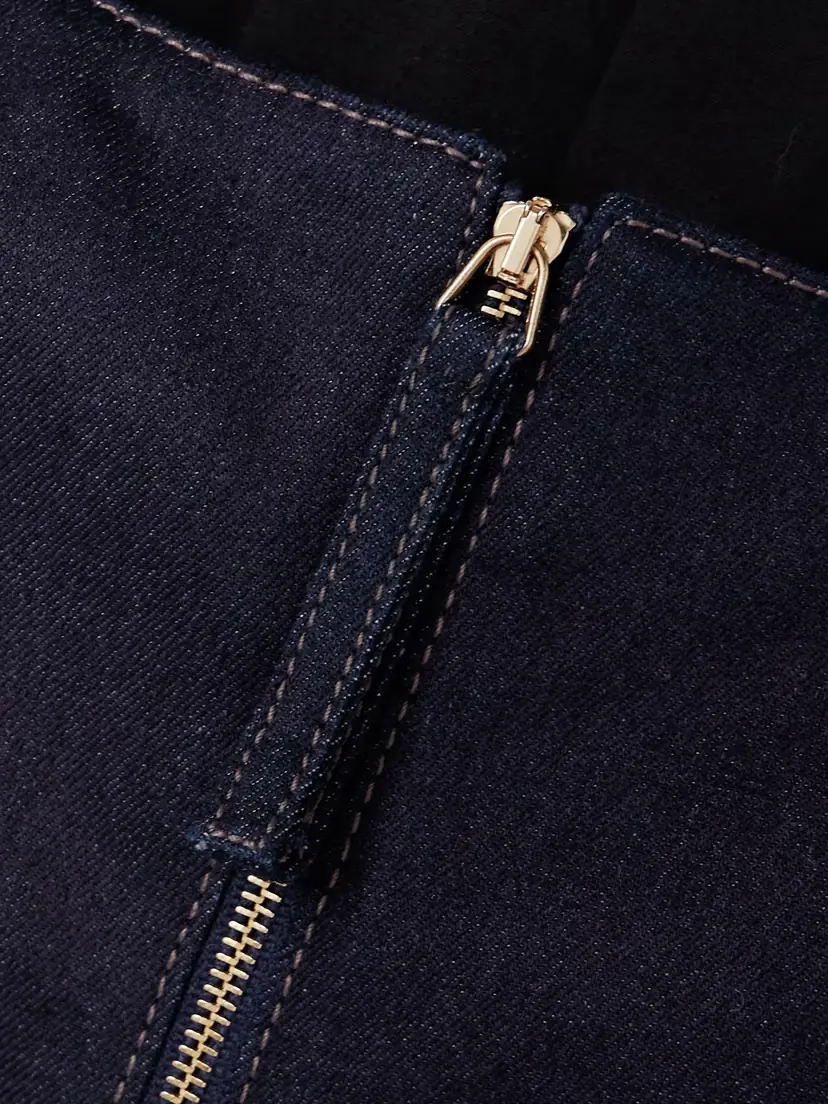 Carolina Herrera Denim Peplum Tank | Thumbnail 5 Carolina Herrera Denim Peplum Tank | Thumbnail 5
