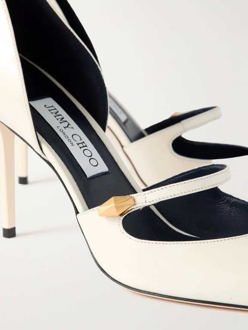 Jimmy Choo Carolyn 90 Embellished Leather Point-toe Pumps | Thumbnail 4 Jimmy Choo Carolyn 90 Embellished Leather Point-toe Pumps | Thumbnail 4
