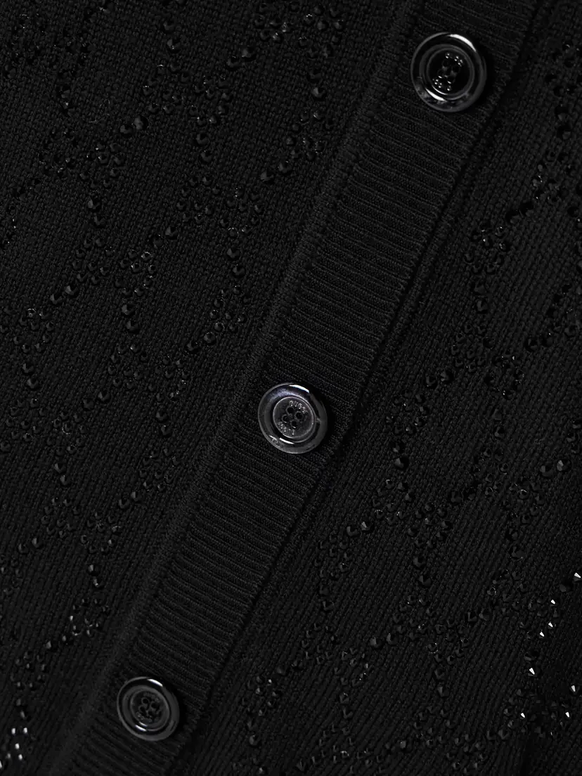 Gucci Crystal-embellished Wool Cardigan | Thumbnail 5 Gucci Crystal-embellished Wool Cardigan | Thumbnail 5