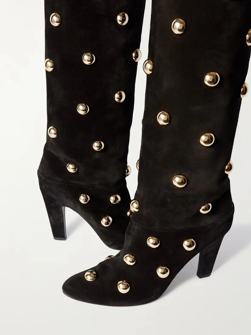 Chloé Studded Suede Over-the-knee Boots | Thumbnail 4
