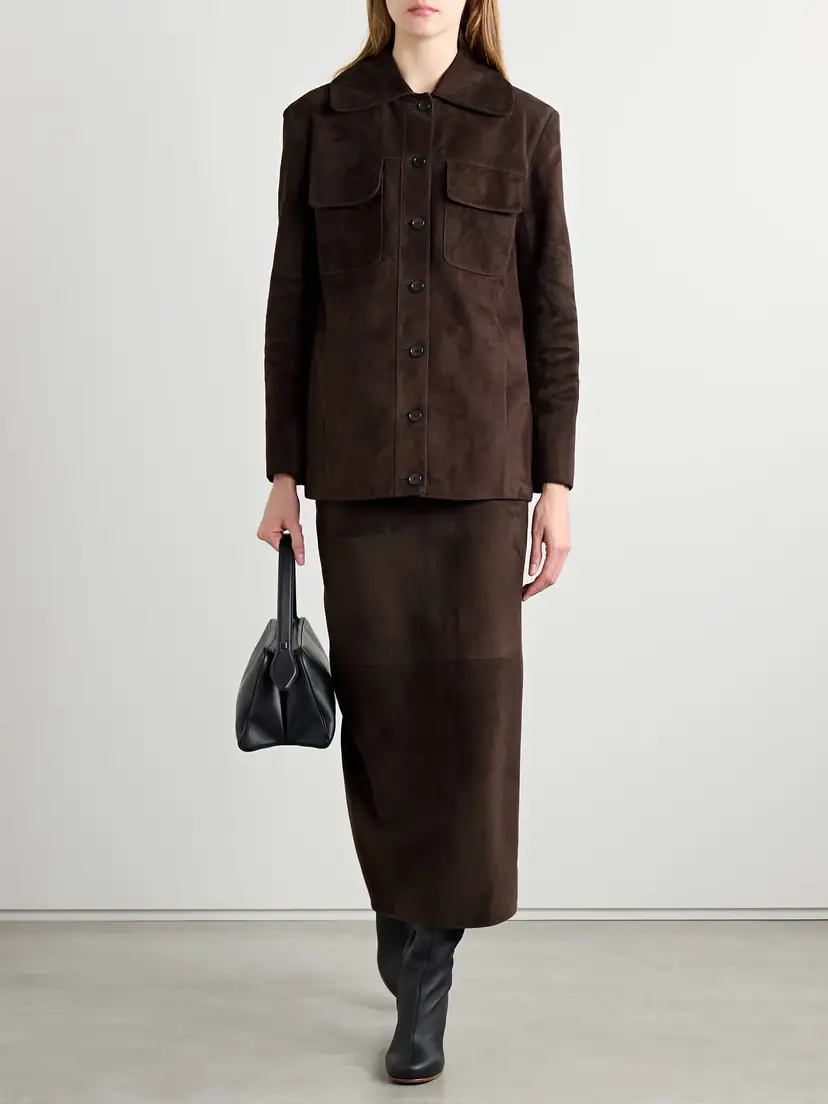 Khaite Iana Suede Jacket | Thumbnail 2