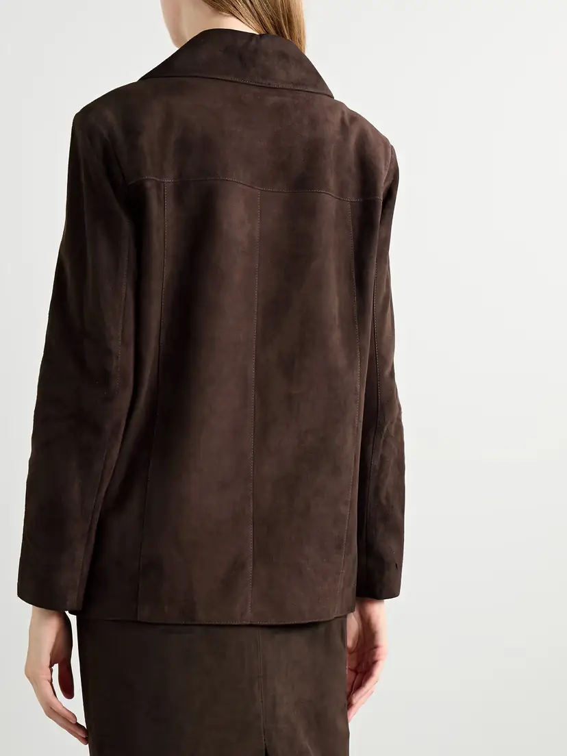 Khaite Iana Suede Jacket | Thumbnail 3