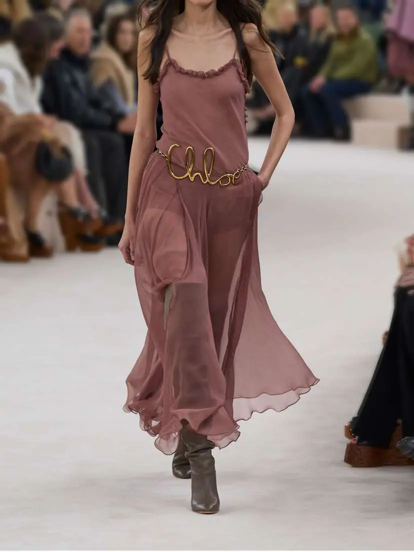 Chloé Silk-crepon Midi Skirt | Thumbnail 5 Chloé Silk-crepon Midi Skirt | Thumbnail 5