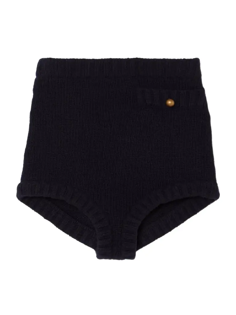 Knitted Wool And Cashmere-blend Shorts