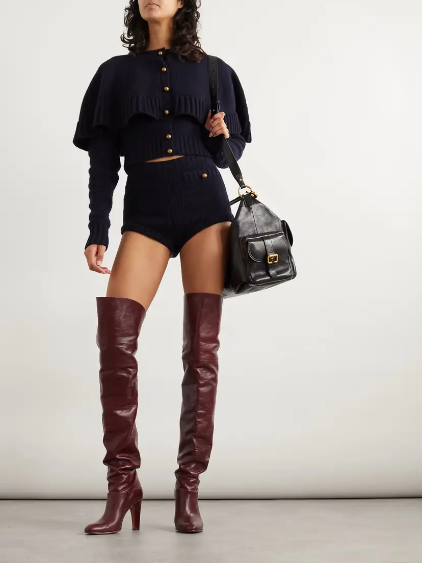 Chloé Cape-effect Wool And Cashmere-blend Cardigan | Thumbnail 2 Chloé Cape-effect Wool And Cashmere-blend Cardigan | Thumbnail 2