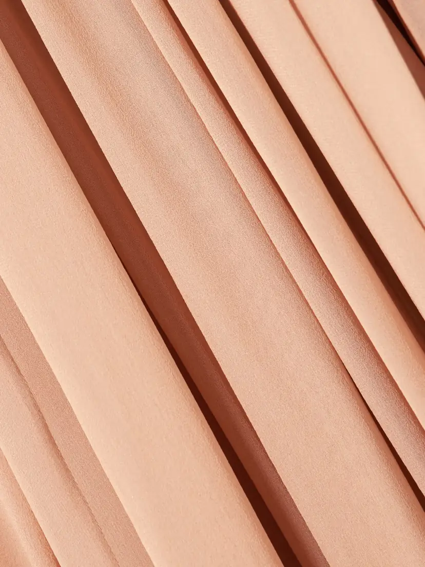 Chloé Pleated Silk-georgette Midi Dress | Thumbnail 6 Chloé Pleated Silk-georgette Midi Dress | Thumbnail 6