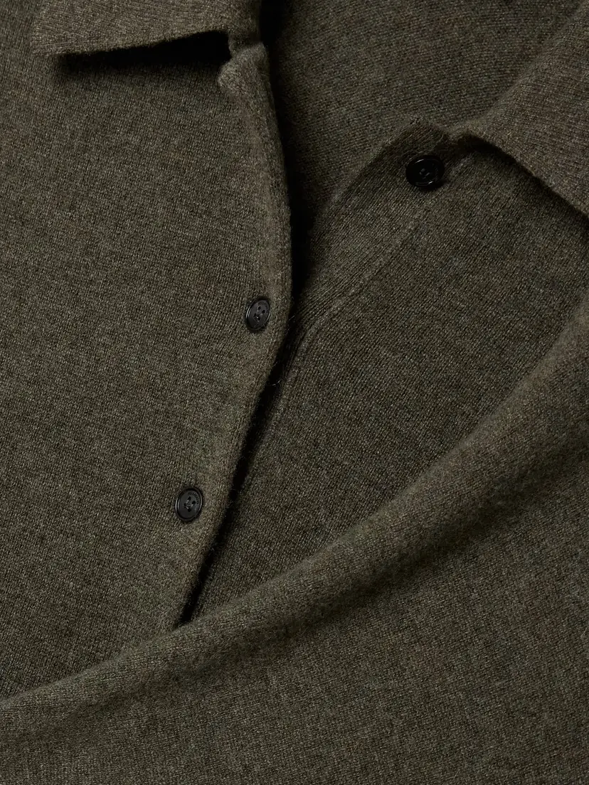 Ferragamo Draped Wrap-effect Wool And Cashmere-blend Midi Dress | Thumbnail 5
