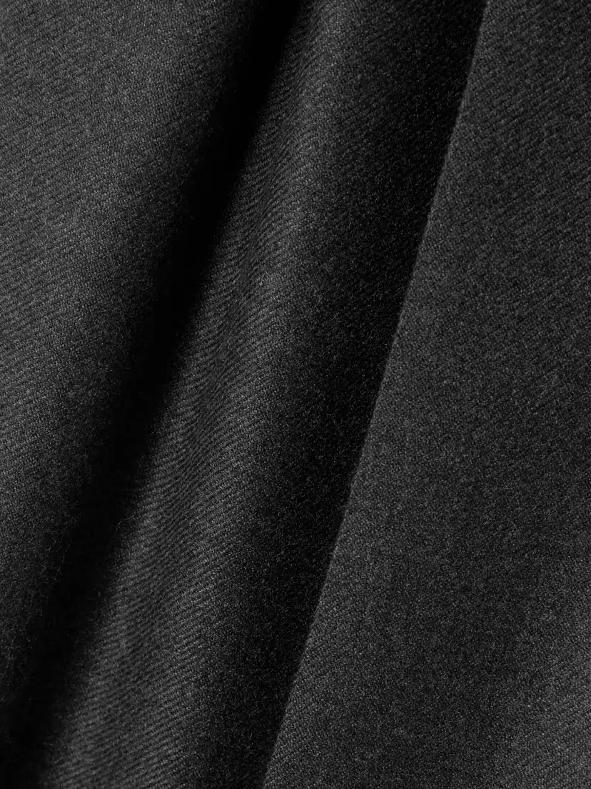 Saint Laurent Pleated Cashmere-twill Wide-leg Pants | Thumbnail 4 Saint Laurent Pleated Cashmere-twill Wide-leg Pants | Thumbnail 4