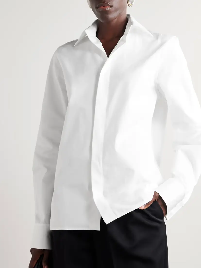 Saint Laurent Cotton-poplin Shirt | Thumbnail 3 Saint Laurent Cotton-poplin Shirt | Thumbnail 3