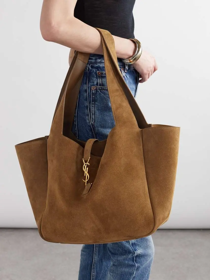 Saint Laurent Le 5 À 7 Bea Suede Tote | Thumbnail 2