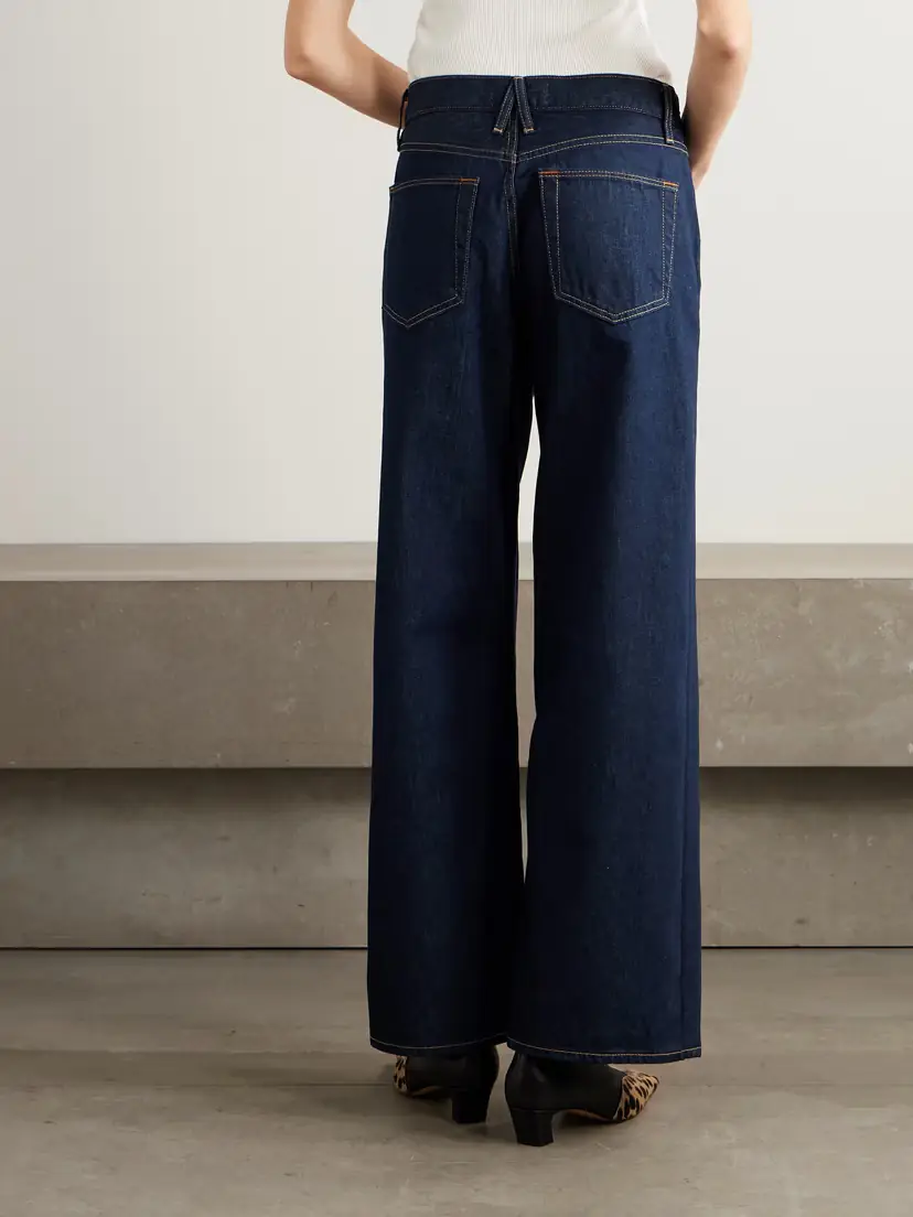 SLVRLAKE Selena Mid-rise Wide-leg Jeans | Thumbnail 4