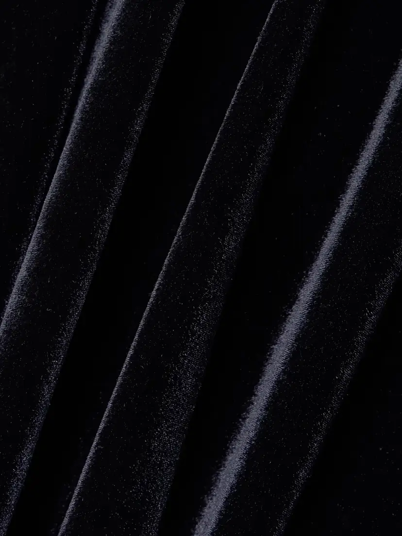 Maygel Coronel Ricaurte Draped Stretch-velvet Mini Dress | Thumbnail 4