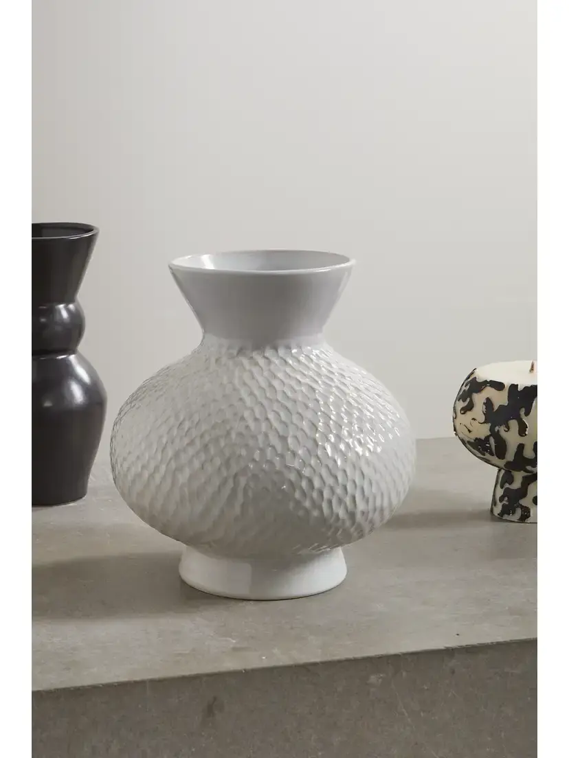MARLOE MARLOE + Net Sustain Sloane Glazed Ceramic Vase | Thumbnail 2 MARLOE MARLOE + Net Sustain Sloane Glazed Ceramic Vase | Thumbnail 2