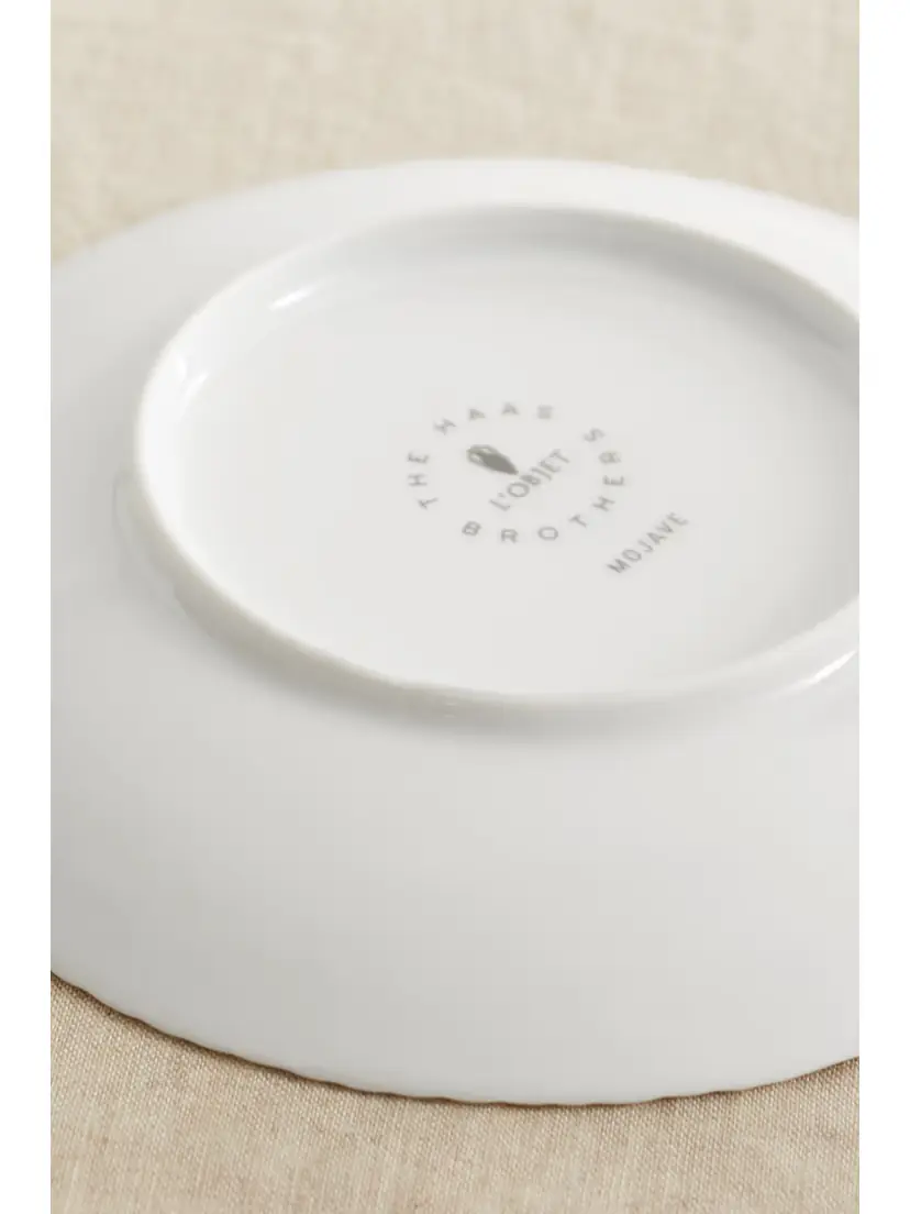 L'Objet + Haas Brothers Mojave 17cm Gold-plated Porcelain Plate | Thumbnail 5 L'Objet + Haas Brothers Mojave 17cm Gold-plated Porcelain Plate | Thumbnail 5