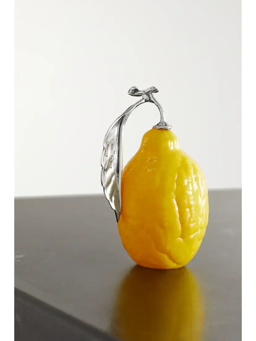 Buccellati Lemon Sterling Silver And Glass Table Marker | Thumbnail 3 Buccellati Lemon Sterling Silver And Glass Table Marker | Thumbnail 3