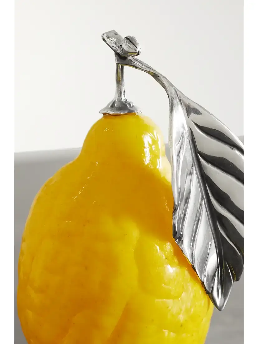 Buccellati Lemon Sterling Silver And Glass Table Marker | Thumbnail 4 Buccellati Lemon Sterling Silver And Glass Table Marker | Thumbnail 4