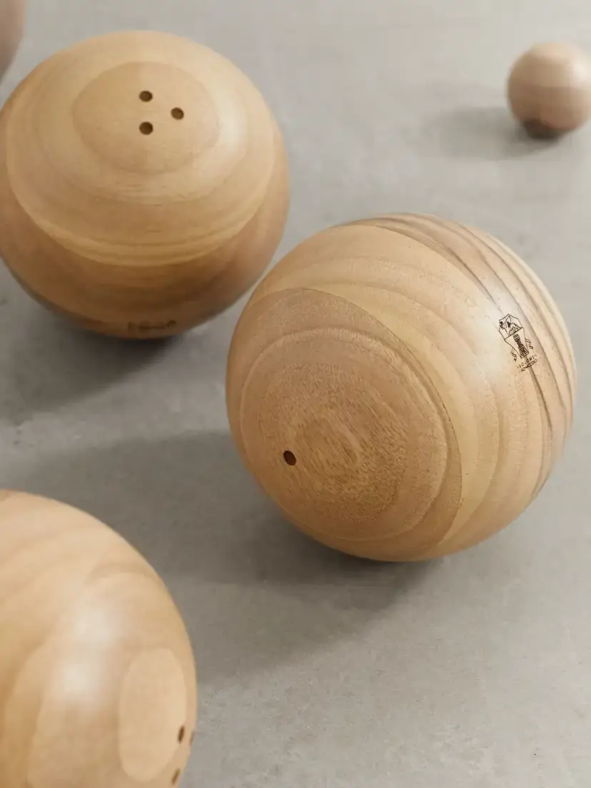 Brunello Cucinelli Walnut And Leather Bowls Set | Thumbnail 4