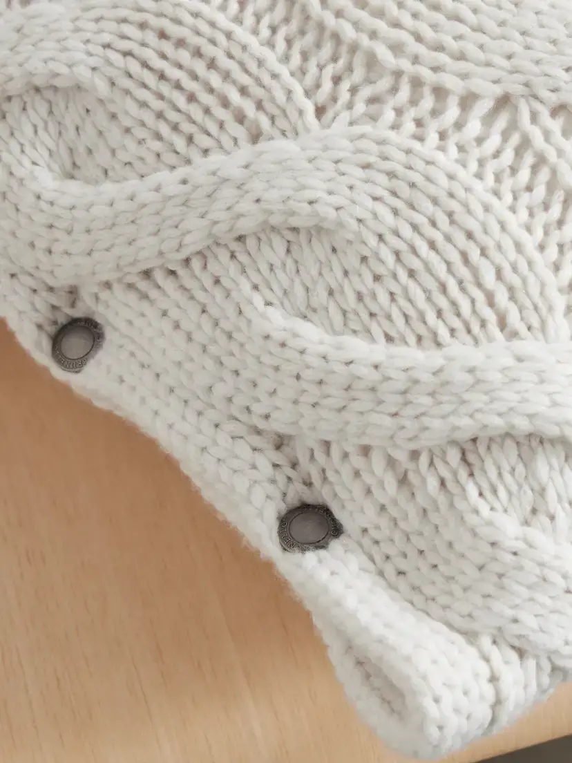 Brunello Cucinelli Cable-knit Cashmere Pillow | Thumbnail 3