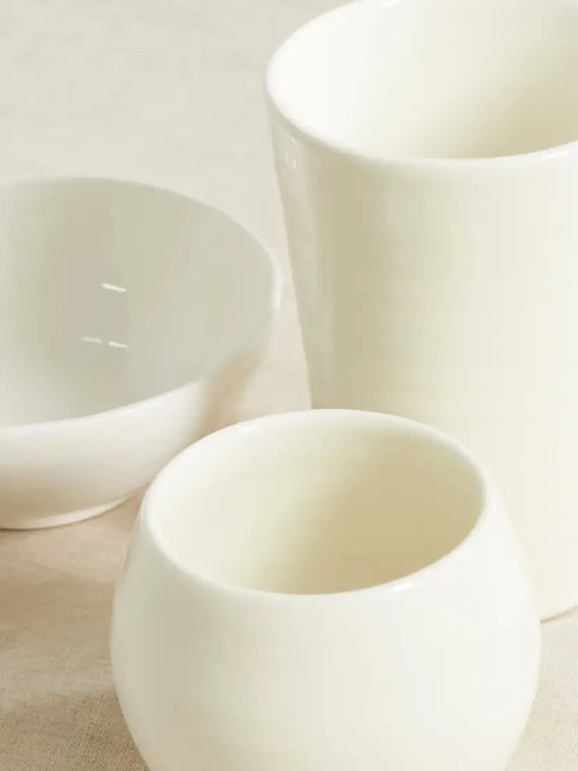 Brunello Cucinelli Set Of Three Ceramic Bowls | Thumbnail 4