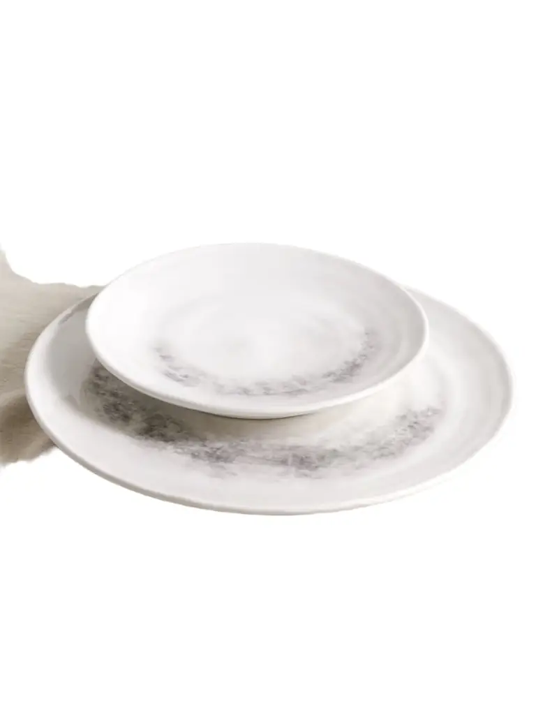 Brunello Cucinelli Set Of Two Glazed Ceramic Plates | Image 1 Brunello Cucinelli Set Of Two Glazed Ceramic Plates | Image 1
