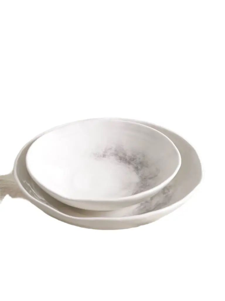 Brunello Cucinelli Set Of Two Glazed Ceramic Bowls | Image 1 Brunello Cucinelli Set Of Two Glazed Ceramic Bowls | Image 1