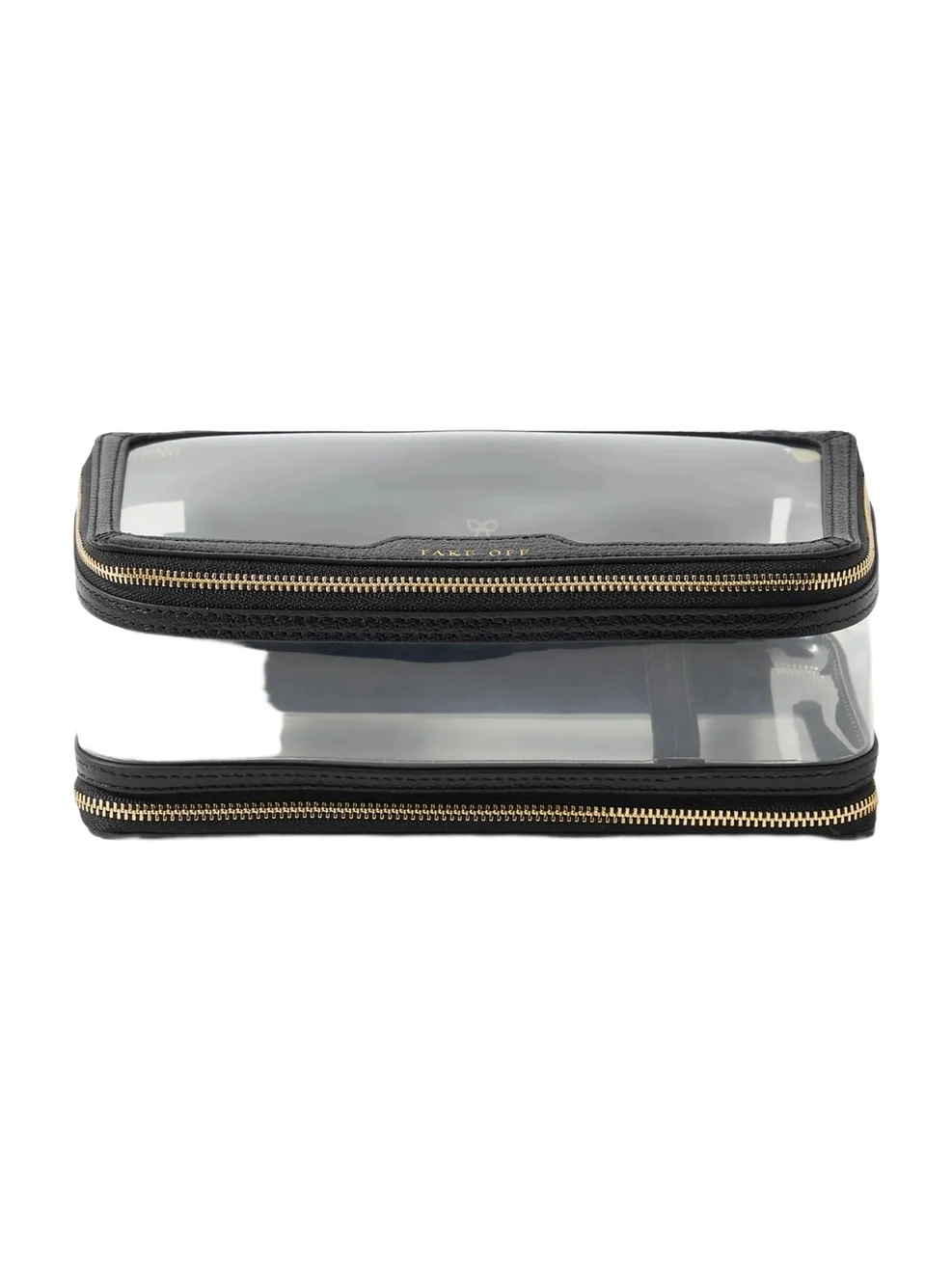 In-flight Leather-trimmed Pvc Cosmetics Case In-flight Leather-trimmed Pvc Cosmetics Case