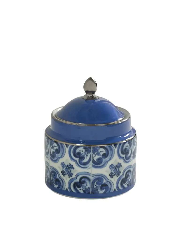 Dolce & Gabbana Printed Porcelain Sugar Bowl | Image 1 Dolce & Gabbana Printed Porcelain Sugar Bowl | Image 1
