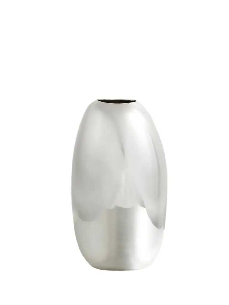 Dinosaur Designs Pebble Medium Silver-plated Vase | Image 1 Dinosaur Designs Pebble Medium Silver-plated Vase | Image 1