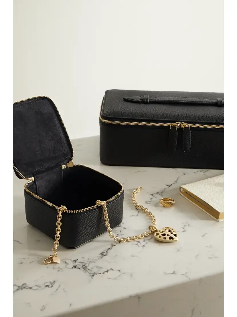 Smythson Panama Textured-leather Trinket Case | Thumbnail 2